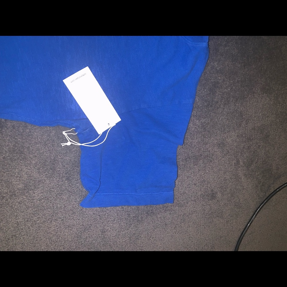 Electric blue cotton citizen t shirt dress size xs